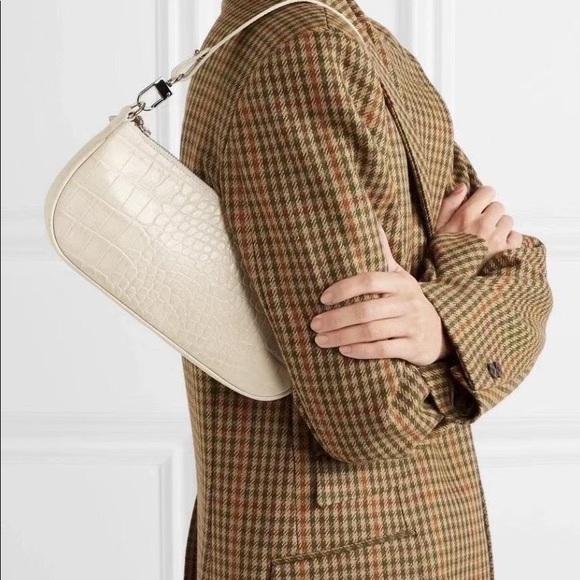 By Far Rachel Cream Croco Embossed Leather - Picture 5 of 5